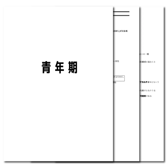 倫理　データ版　【青年期】