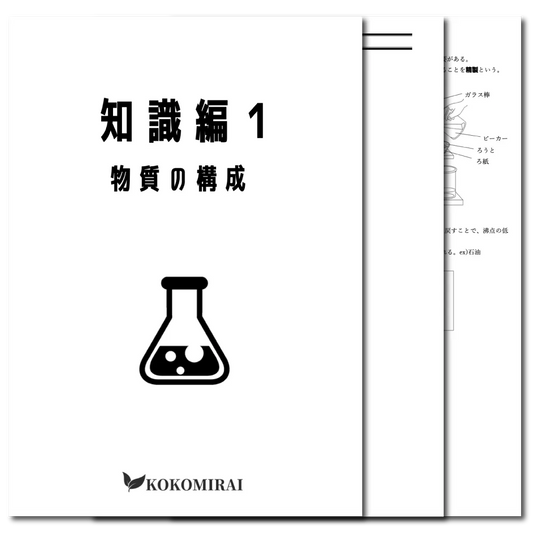 化学基礎　データ版　【知識編１：物質の構成】