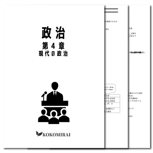 政治　データ版　【第４章：現代の政治】